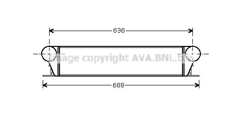 AVA QUALITY COOLING Kompressoriõhu radiaator BW4253